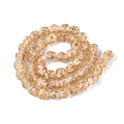 Handmade Gold Sand Lampwork Beads&nbsp;LAMP-Q039-03A