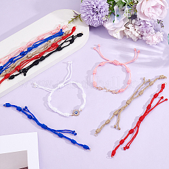 12Pcs 6 Colors Nylon Threads Bracelets Making&nbsp;AJEW-UN00047
