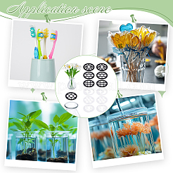 12Pcs 6 Styles Acrylic Mason Can Breeding Top Findings&nbsp;FIND-NB0006-60