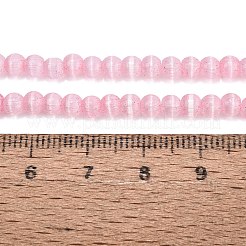 Glass Imitation Cat Eye Beads Strands&nbsp;GLAA-N075-01A-07