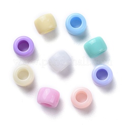 Mixed Color Chunky Acrylic Donut Spacer Beads for Kids Jewelry&nbsp;X-SACR-R746-07