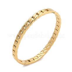 304 Stainless Steel Hinged Bangles for Women&nbsp;AJEW-P127-26G