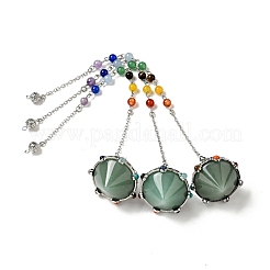 Natural & Synthetic Gemstone Cone Dowsing Pendulums&nbsp;G-G860-05P