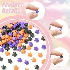 100Pcs 3 Colors Opaque Acrylic Beads&nbsp;MACR-FS0002-26