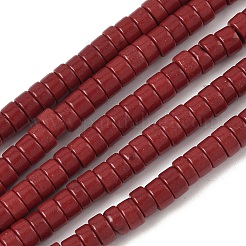 Dyed Natural Magnesite Beads Strands&nbsp;G-M448-F01-01