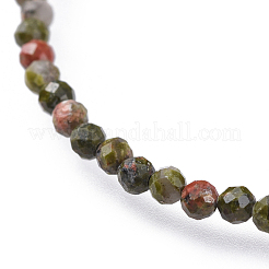 Natural Unakite Bead Bracelets&nbsp;BJEW-JB04555-04