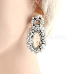 Rhinestone Braided Ear Studs for Women&nbsp;FIND-PW0024-19A
