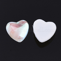 Transparent K9 Glass Cabochons&nbsp;GGLA-S050-8x8-001MI