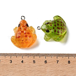 Luminous Transparent Resin Pendants&nbsp;X-RESI-F077-01P
