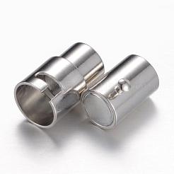 Brass Locking Tube Magnetic Clasps&nbsp;MC077