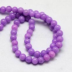 Natural Mashan Jade Round Beads Strands&nbsp;G-D263-12mm-XS24