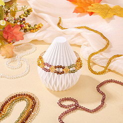 7 Strands 7 Colors Glass Beads Strands&nbsp;EGLA-TA0013-22