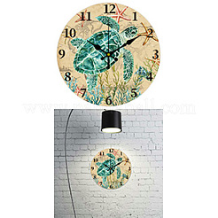 MDF Printed Wall Clock&nbsp;HJEW-WH0058-033