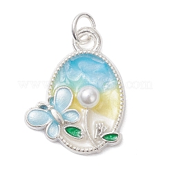 Alloy Enamel Pendants&nbsp;PALLOY-JF04631