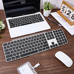 Acrylic Computer Keyboard Holder&nbsp;ODIS-WH20025-22A-02