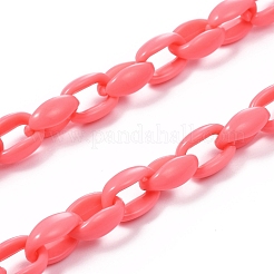 Personalized Acrylic Cable Chain Necklaces&nbsp;NJEW-JN02898