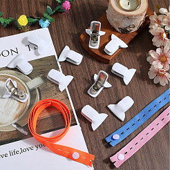 3Pcs 3 Colors Polyester Clothes Organizer Elastic Bands&nbsp;FIND-CN0001-68A