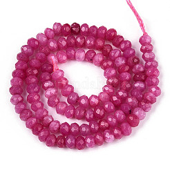 Natural White Jade Bead Strands&nbsp;G-R343-2x4-08