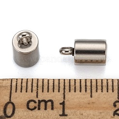 Tarnish Resistant 304 Stainless Steel Cord Ends&nbsp;STAS-E020-1