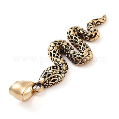 Ion Plating(IP) 304 Stainless Steel Big Pendant Rhinestones Setting&nbsp;STAS-R225-14AG