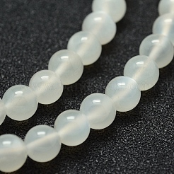 Natural White Moonstone Bead Strands&nbsp;G-G733-6mm