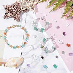 Natural & Synthetic Mixed Gemstone Chip Beads&nbsp;G-AR0001-17