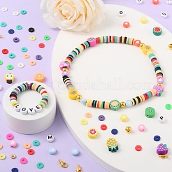 DIY Polymer Clay Beads Jewelry Set Making Kit&nbsp;DIY-FS0002-12