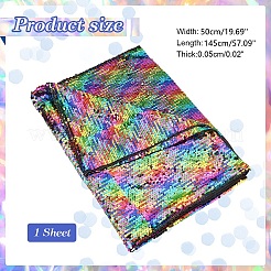 Polyester Sequin Fabric&nbsp;DIY-WH0028-74A