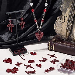 30Pcs 15 Styles Spray Painted Alloy Pendants&nbsp;FIND-SC0019-93