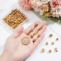 80Pcs 8 Styles Tibetan Style European Beads&nbsp;DIY-NB0012-43F