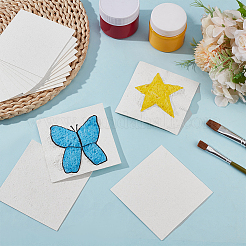 Square Foam Texture Painting Paper for Kids&nbsp;AJEW-WH0716-001