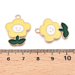 Alloy Enamel Pendants&nbsp;ENAM-T020-39B-RS