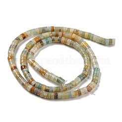 Natural Flower Amazonite Beads Strands&nbsp;G-C084-D02-01