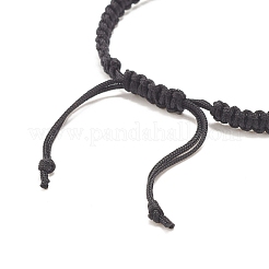 Skull Alloy Braided Bead Bracelet&nbsp;BJEW-JB07861-01