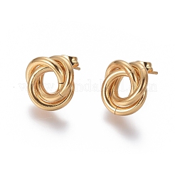 304 Stainless Steel Stud Earrings&nbsp;EJEW-L241-02A