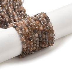 Natural Multi-Moonstone Beads Strands&nbsp;G-B074-B08-03
