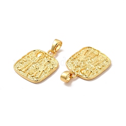Rack Plating Brass Pendants&nbsp;KK-A177-19G