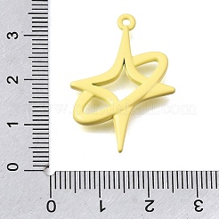 Spray Painted Alloy Pendants&nbsp;AL-CBA31C4-01C