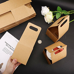 Kraft Paper Box for Drink Holder&nbsp;AJEW-WH0504-75