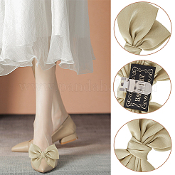 4Pcs 2 Colors Polyester Bowknot Shoe Decorations&nbsp;FIND-GF0005-01