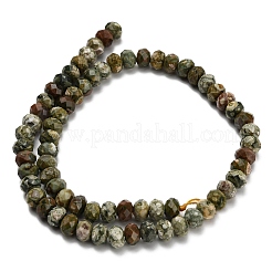 Natural Rhyolite Jasper Beads Strands&nbsp;G-Z111-A14-01