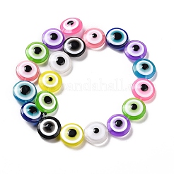 Resin Imitation Lampwork Beads Strands&nbsp;RESI-F032-01I