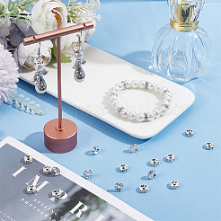 200Pcs Brass Rhinestone Spacer Beads&nbsp;FIND-SC0007-06