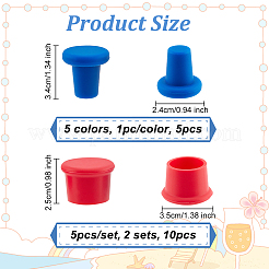 Silicone Bottle Stopper Sets&nbsp;SIL-OC0001-16