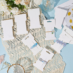 100Pcs Blank Paper Hair Clips Display Cards&nbsp;CDIS-SP0001-24A