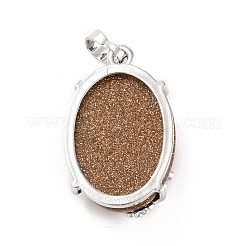 Synthetic Goldstone Pendants&nbsp;G-C235-03K-RS