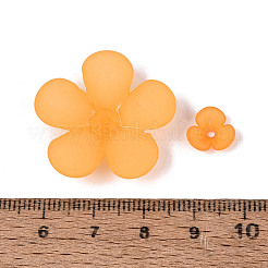 Frosted Acrylic Bead Caps&nbsp;KY-Q004-08D