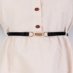 PU Leather Waist Belt with Alloy Buckles&nbsp;AJEW-LP0007-46B