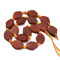Natural Carnelian Beads Strands&nbsp;G-A321-R06-01