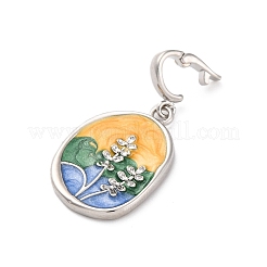 Brass Enamel Pendants&nbsp;KK-S502-05P